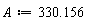 A := 330.156