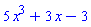 5*x^3+3*x-3