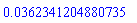 HFloat(0.0362341204880735)