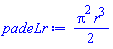 (1/2)*Pi^2*r^3