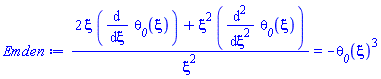 (2*xi*(diff(theta__0(xi), xi))+xi^2*(diff(diff(theta__0(xi), xi), xi)))/xi^2 = -theta__0(xi)^3