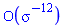 series(+O(sigma^(-12)),sigma,-12)