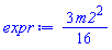 (3/16)*m2^2