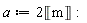 a := 2*Unit('m')