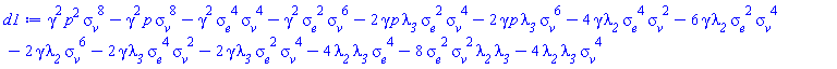 gamma^2*p^2*sigma__v^8-gamma^2*p*sigma__v^8-gamma^2*sigma__e^4*sigma__v^4-gamma^2*sigma__e^2*sigma__v^6-2*gamma*p*lambda__3*sigma__e^2*sigma__v^4-2*gamma*p*lambda__3*sigma__v^6-4*gamma*lambda__2*sigma__e^4*sigma__v^2-6*gamma*lambda__2*sigma__e^2*sigma__v^4-2*gamma*lambda__2*sigma__v^6-2*gamma*lambda__3*sigma__e^4*sigma__v^2-2*gamma*lambda__3*sigma__e^2*sigma__v^4-4*lambda__2*lambda__3*sigma__e^4-8*lambda__2*lambda__3*sigma__e^2*sigma__v^2-4*lambda__2*lambda__3*sigma__v^4