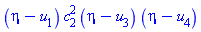 (eta-u[1])*c[2]^2*(eta-u[3])*(eta-u[4])
