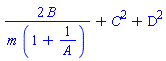 2*B/(m*(1+1/A))+C^2+D^2