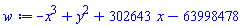 -x^3+y^2+302643*x-63998478