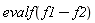 evalf(f1-f2)
