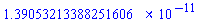 0.139053213388251606e-10