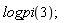 logpi(3)