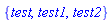 {test, test1, test2}
