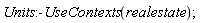 Units:-UseContexts(realestate)