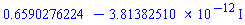 .6590276224-0.381382510e-11*I