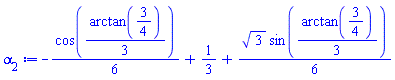 -(1/6)*cos((1/3)*arctan(3/4))+1/3+(1/6)*3^(1/2)*sin((1/3)*arctan(3/4))
