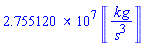 0.2755120e8*Units:-Unit(kg/s^3)