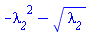 -lambda__2^2-lambda__2^(1/2)