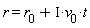 r = r__0+I*v__0*t
