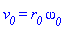 v__0 = r__0*omega__0