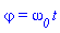 varphi = omega__0*t