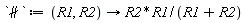 `&npar;` := proc (R1, R2) options operator, arrow; R2*R1/(R1+R2) end proc