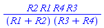 R2*R1*R4*R3/((R1+R2)*(R3+R4))