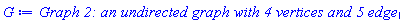 GRAPHLN(undirected, unweighted, [0, 1, 2, 3], Array(1..4, {(1) = {3, 4}, (2) = {3, 4}, (3) = {1, 2, 4}, (4) = {1, 2, 3}}), `GRAPHLN/table/10`, 0)