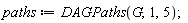 paths := DAGPaths(G, 1, 5)