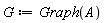 G := Graph(A)