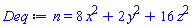 n = 8*x^2+2*y^2+16*z^2
