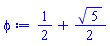 1/2+(1/2)*5^(1/2)