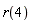 r(4)