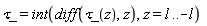 `&tau;_` = int(diff(`&tau;_`(z), z), z = l .. -l)