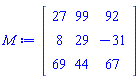 Matrix(%id = 36893628144023405500)