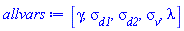 [gamma, sigma__d1, sigma__d2, sigma__v, lambda]