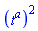 (t^a)^2