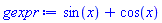 sin(x)+cos(x)