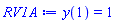 y(1) = 1
