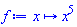 proc (x) options operator, arrow; x^5 end proc