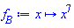 proc (x) options operator, arrow; x^7 end proc