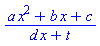 (a*x^2+b*x+c)/(d*x+t)