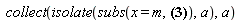 collect(isolate(subs(x = m, 0 < a*d*x^2+2*a*t*x+b*t-c*d), a), a)