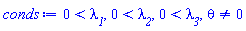 0 < lambda__1, 0 < lambda__2, 0 < lambda__3, theta <> 0