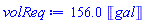 156.0*Units:-Unit(gal)