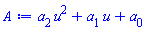 u^2*a[2]+u*a[1]+a[0]