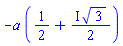 -a*(1/2+((1/2)*I)*3^(1/2))