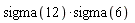 sigma(12)*sigma(6)