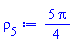 (5/4)*Pi