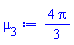 (4/3)*Pi