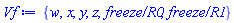 {w, x, y, z, `freeze/R0`, `freeze/R1`}